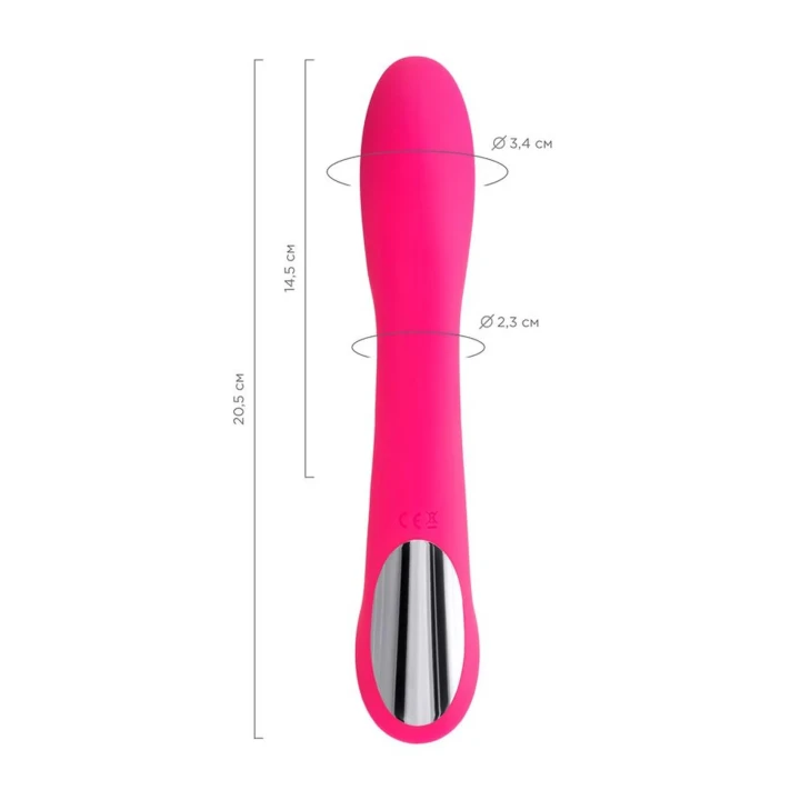 Wibrator G-spot JOS Twig, 20,5 cm, silikon, 10 trybów wibracji, sterowanie dotykowe