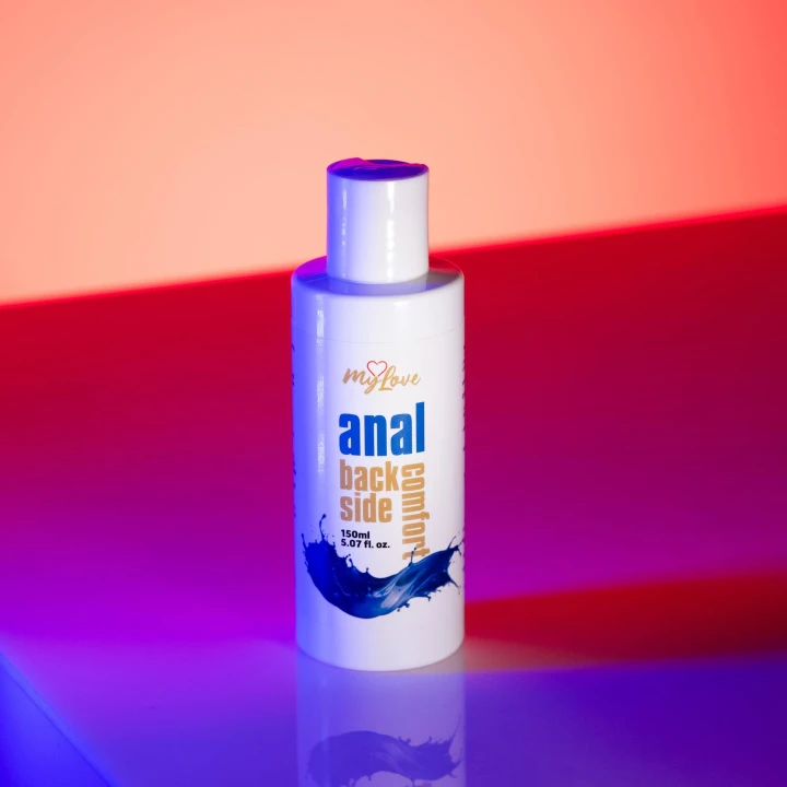 Żel intymny MyLove Anal - komfort 150 ml, z orzeźwiającym aromatem mięty, długotrwały poślizg
