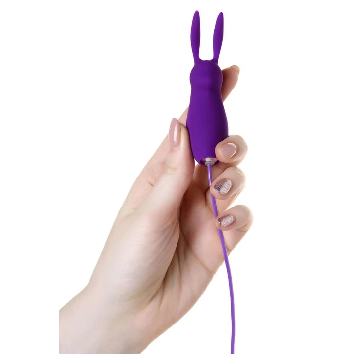 Stymulator łechtaczki A-Toys, Vibro jajko, 20 trybów wibracji, silikon, 6,3 cm