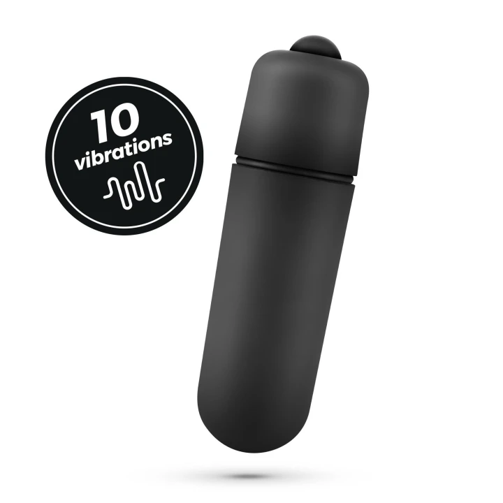 Pierścień erekcyjny Crushious Pluto z wibracyjnym bulletem, 10 trybów, silikon