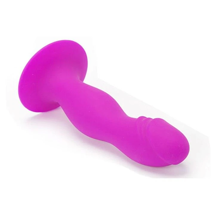 Dildo silikonowy PRETTY LOVE - realistyczny, z przyssawką, wodoodporny 16 cm