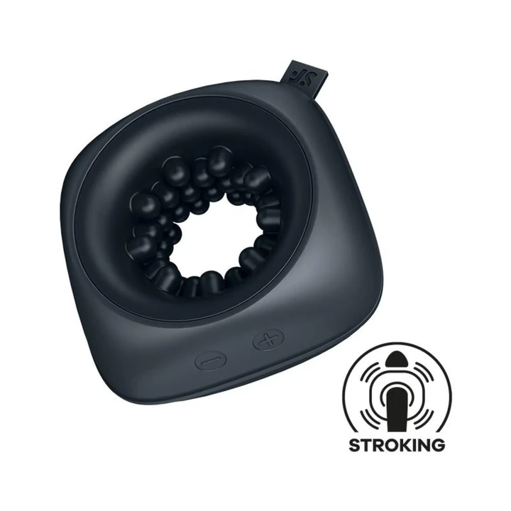 Masturbator wibracyjny Satisfyer Ring Stroker, silikonowy, 3 silniki, wodoodporny