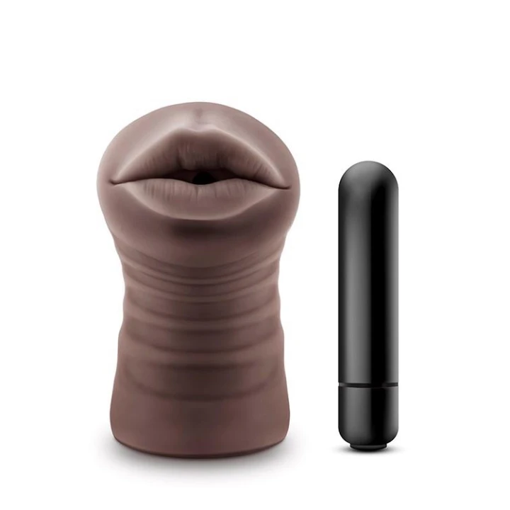 Stymulator do penisa HOT CHOCOLATE HEATHER, TPE, z wibracją 5.25