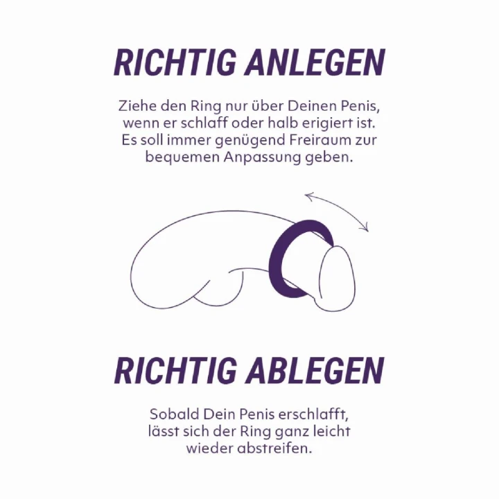 Pierścień erekcyjny regulowany - silikon, L, z przyciskami zatrzaskowymi