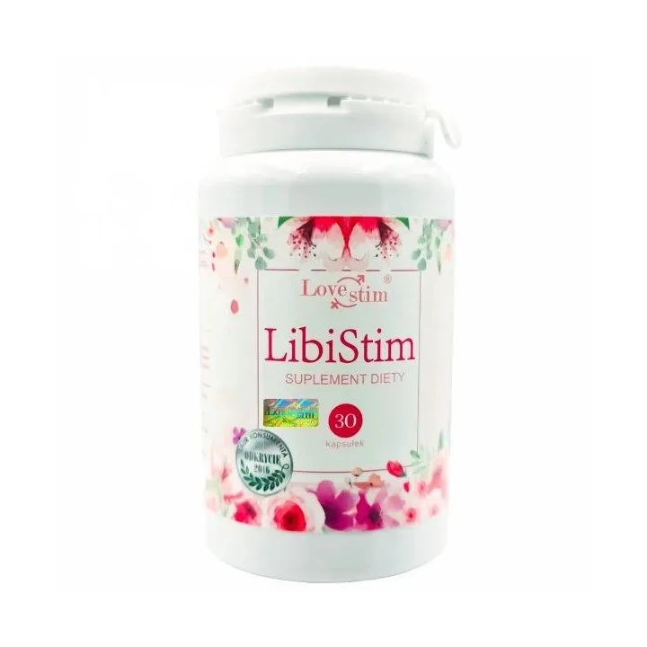 Suplement diety - LoveStim LibiStim 30 kaps - naturalny, zwiększa libido, potęguje przyjemność