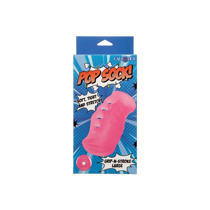 Masturbator Grip-N-Stroke Large, ergonomiczny uchwyt, teksturowane wnętrze, podwójne wejście