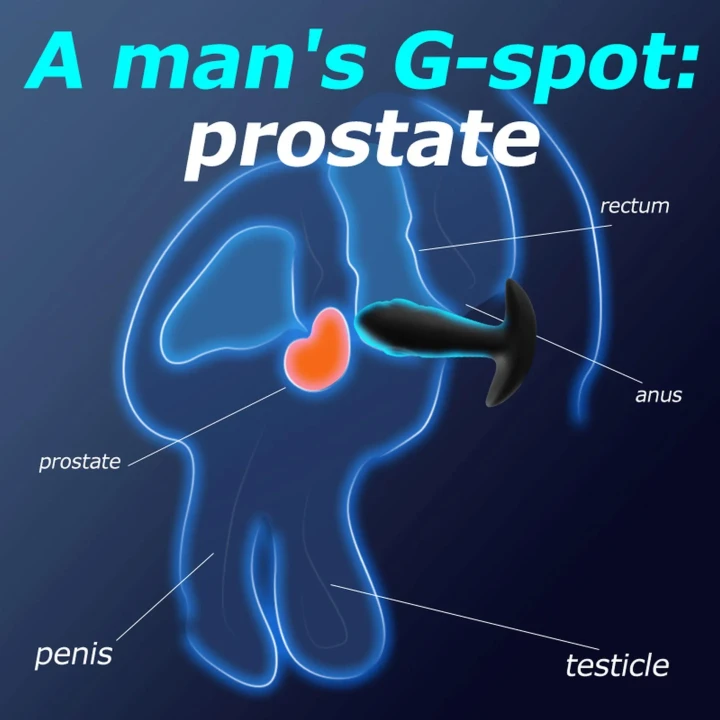 Wibrujący korek analny, silikonowy, zdalnie sterowany, 10 funkcji i 10 prędkości