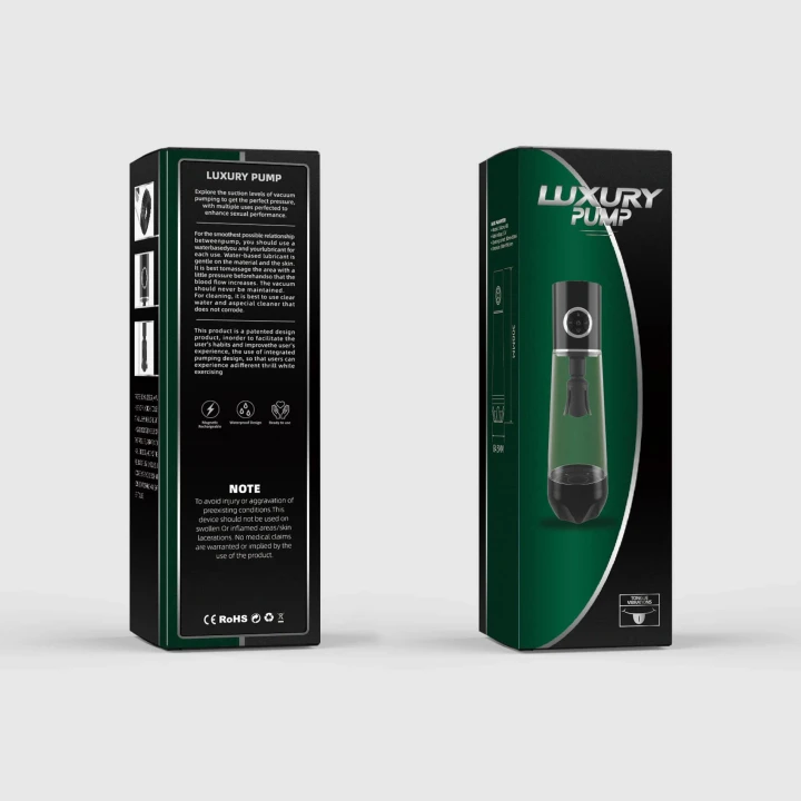 Pompka - Premium LUXURY PUMP, Wodoodporna, Automatyczna, Z Vibracją