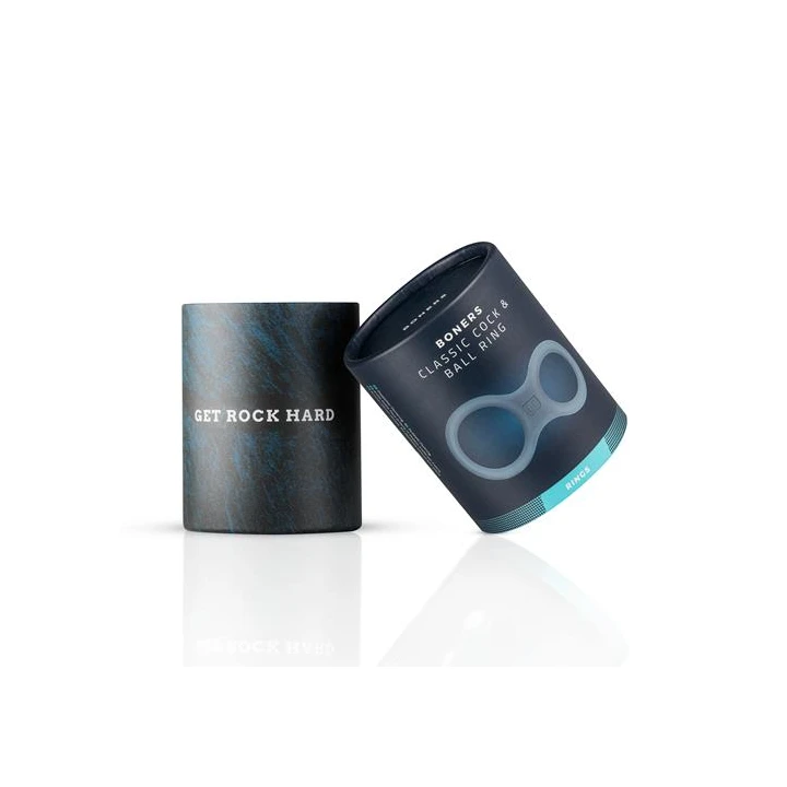 Pierścionek na penisa i napinacz na piłki Boners - silikonowy, elastyczny, komfortowy