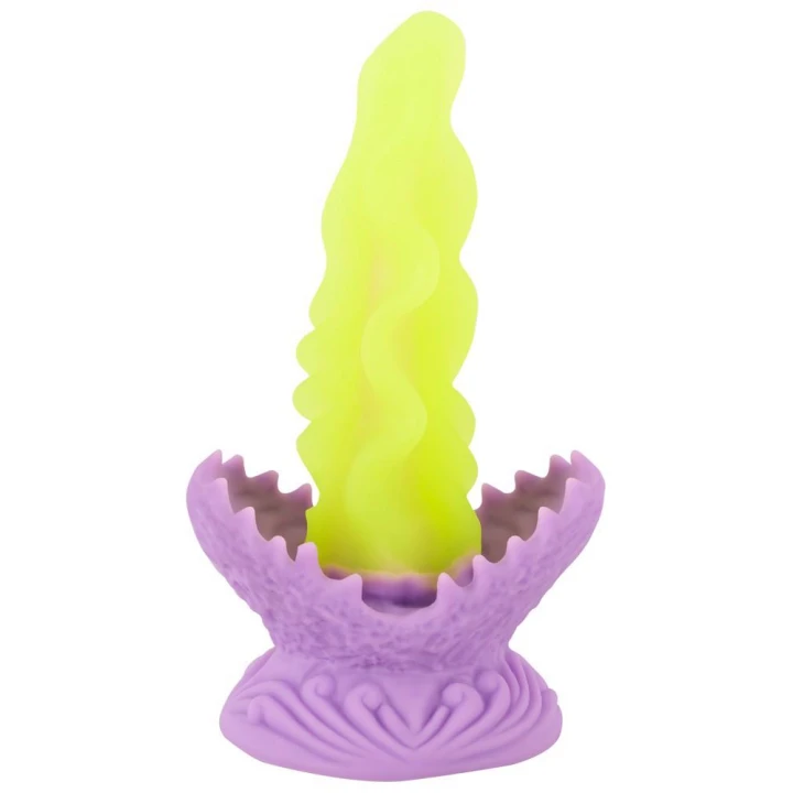 Dildo Beasty Cocks LED, silikonowe, 10 trybów podświetlenia, 22 cm