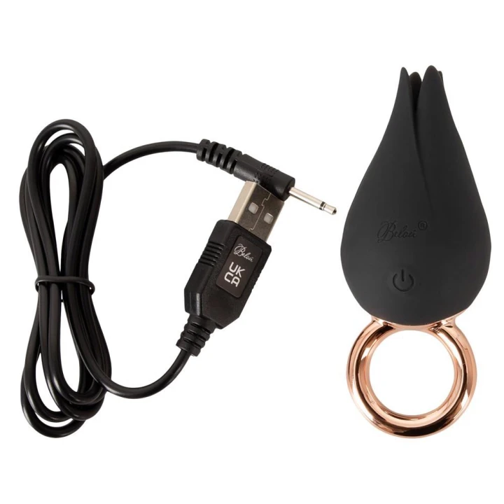 Wibrator na palec Belou ADV24 — silikonowy, 7 trybów, wodoodporny, USB