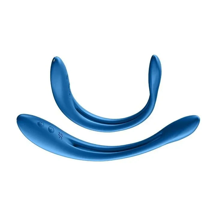 Wibrator wielofunkcyjny Satisfyer Elastic Game, silikonowy, 2 silniki, wodoodporny