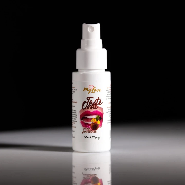 Spray oralny MyLove Taste 50ml - Pinacolada, intensywny smak, nawilżający efekt