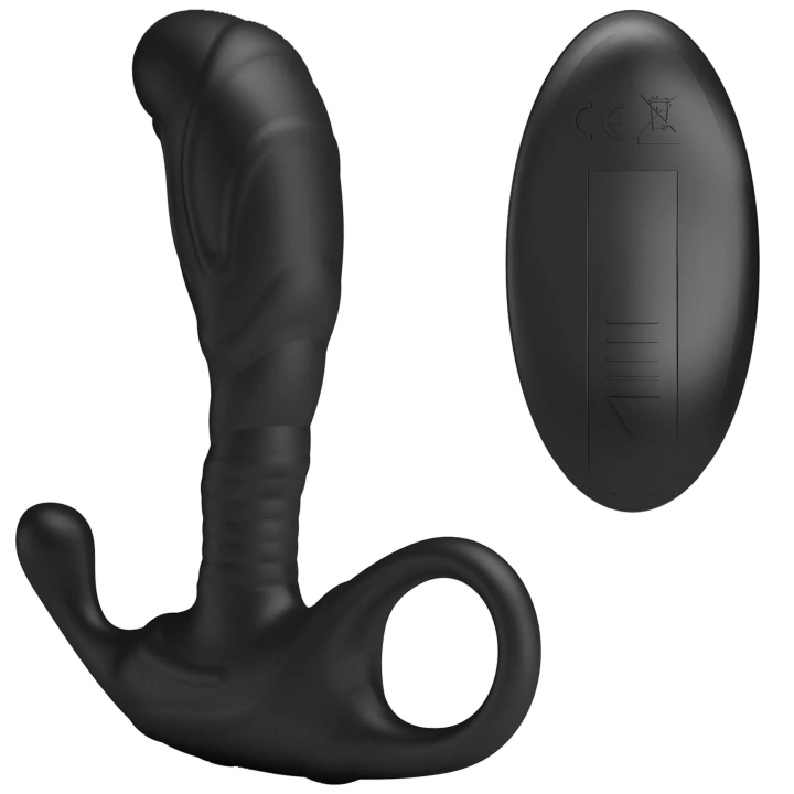 Masażer prostaty zdalnie sterowany Mr. Play, silikonowy, 12 trybów wibracji, elastyczny