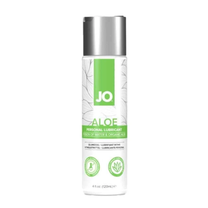 Lubrykant na bazie wody JO Aloe 120 ml - z aloesem, hialuronowy, bez parabenów