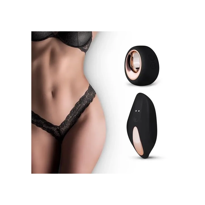 Wibracyjne stringi koronkowe PantyRebel z 12 trybami wibracji, bezprzewodowe sterowanie