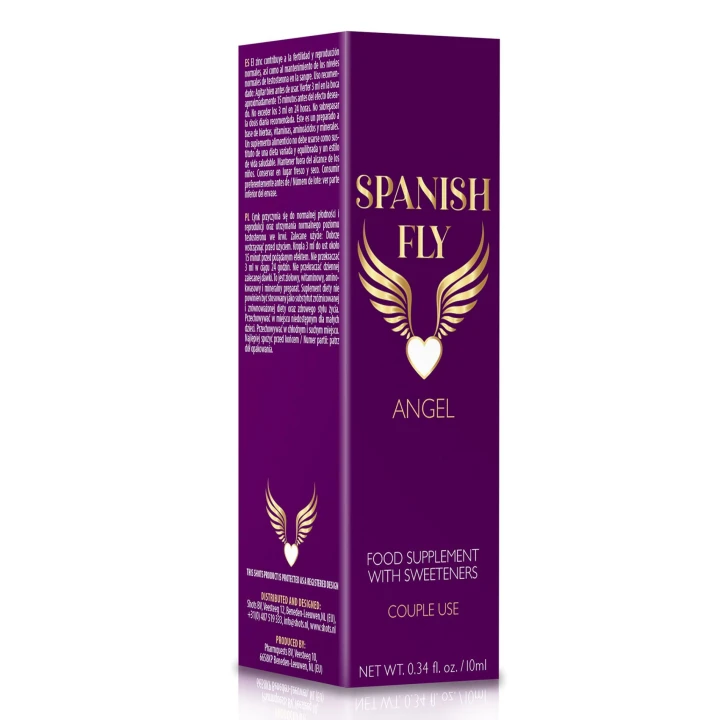 Suplement diety - Spanish Fly Angel - Witaminy C, Cynk, L-Arginina, 10 ml