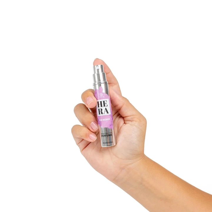 Perfumy z feromonami HERA, 9,5 ml, Travel Size, Kwiatowo-owocowy zapach