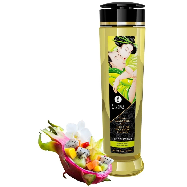 Olejek do Masażu | Shunga Irresistible | Wegański, z Witaminą E, 240 ml