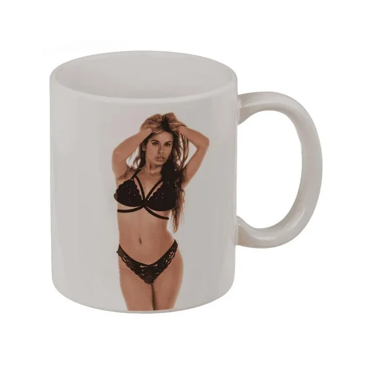 Kubek termiczny Stripper Girl 350 ml — efekt zmiany grafiki przy gorących napojach