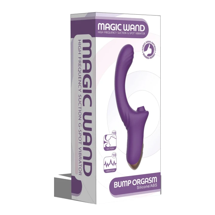 Wibrator G-Spot z funkcją ssania Suking, 10 trybów ssania, silikon medyczny