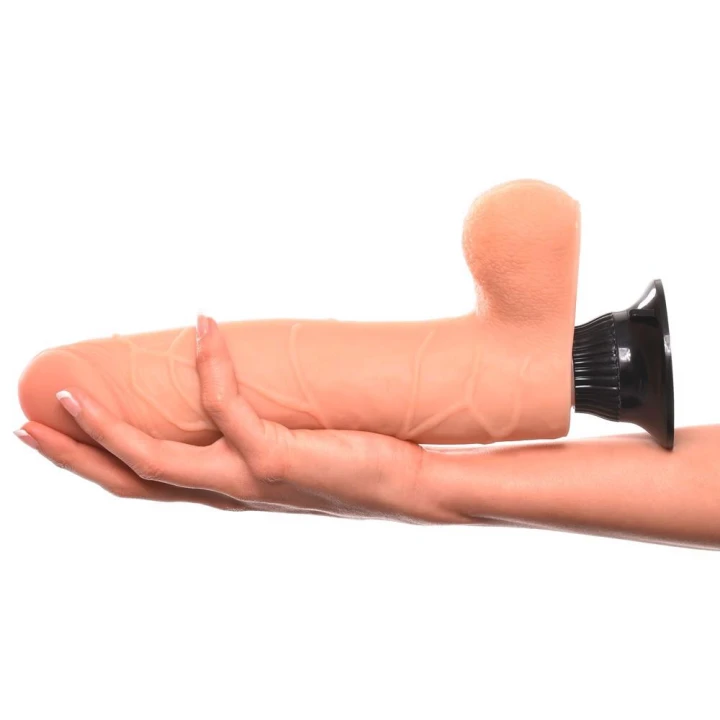 Wibrator realistyczny Real Feel Deluxe No.9, wodoodporny, długość 24 cm, średnica 5,1 cm