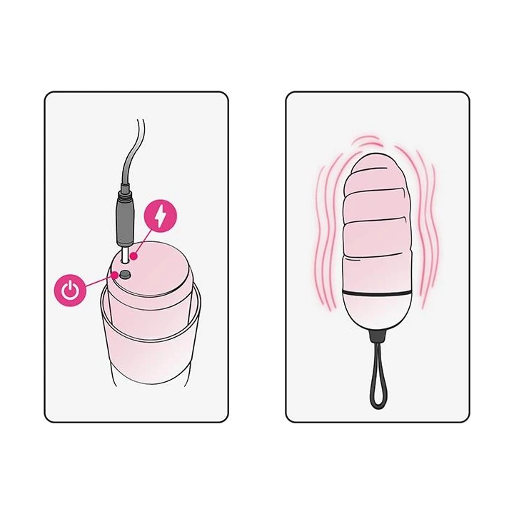 Wibrator skóry ABS Ocean Storm.Pink - 10 trybów, wodoodporny, pilot bezprzewodowy