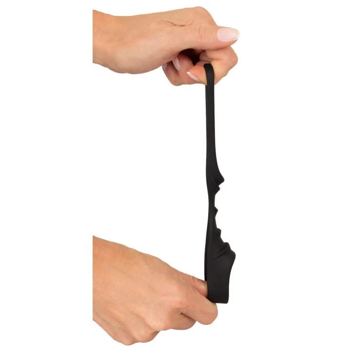 Mankiet na penisa Erecto z pierścieniem, silikon, rozmiar wewnętrzny 3-4,2cm