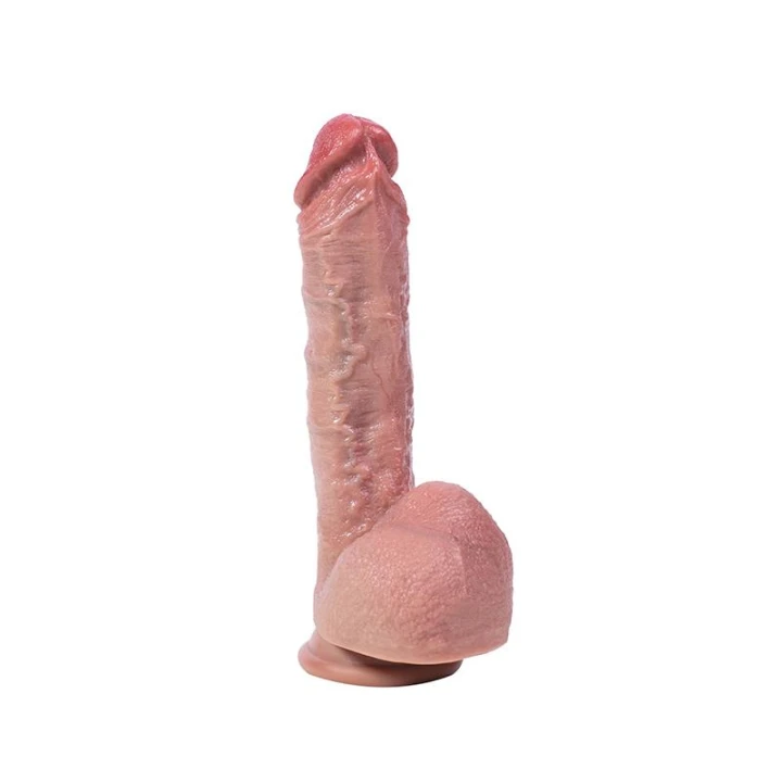 Dildo silikonowe Hyper Realistic – 21 cm całkowite, 15 cm użytkowe, średnica 4 cm