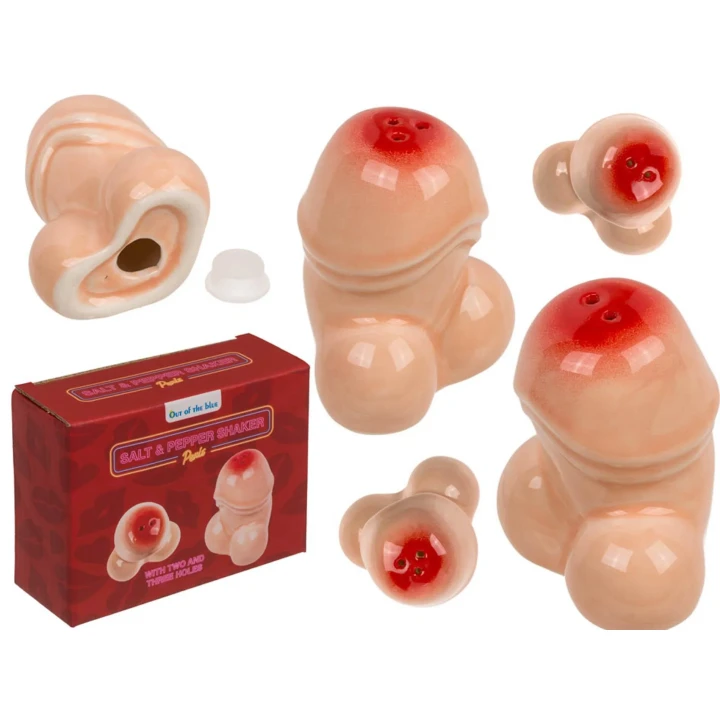 Solniczki ceramiczne Peniski - Zestaw 2 sztuk w eleganckim pudełku prezentowym