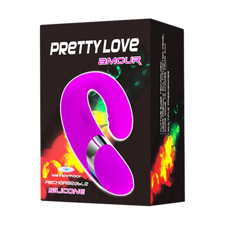 Masażer dla kobiet PRETTY LOVE- Amour, silikon ABS, 12 poziomów wibracji