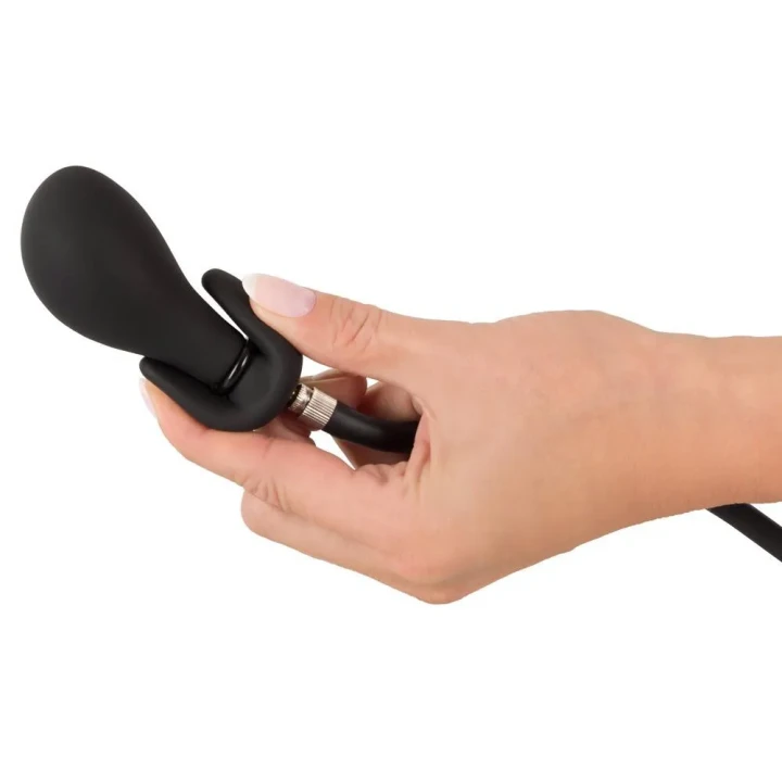 Wtyczka analna Inflatable Plug - Silikon, regulowany rozmiar 3-8 cm, bezpieczna konstrukcja