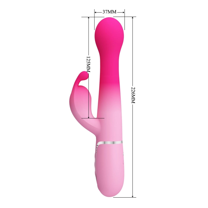 Wibrator króliczek Pretty Love Dejon – 7 trybów wibracji, 4 obroty, 4 pchnięcia