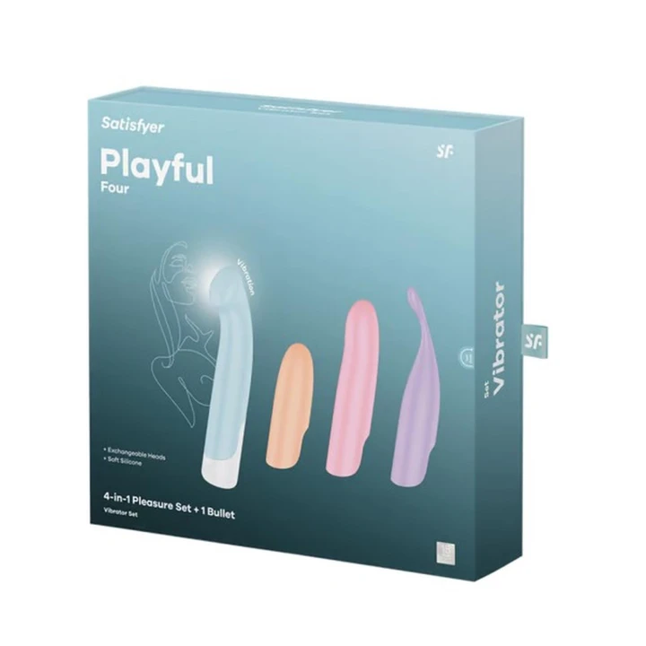 Wibrator wielofunkcyjny Satisfyer Playful Four - 12 programów, wodoodporny, silikon medyczny