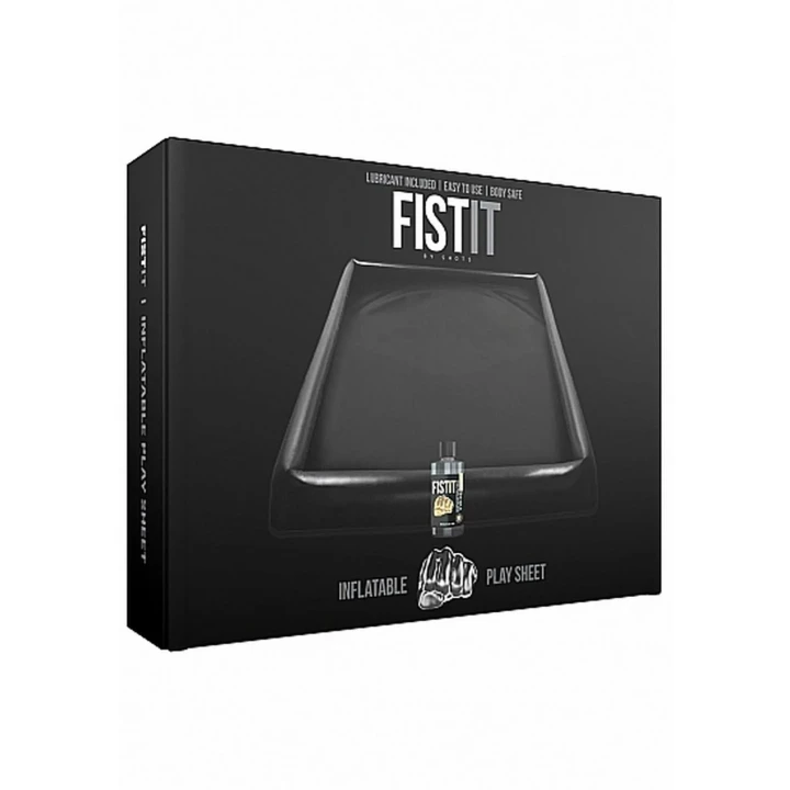 Zjeżdżalnia intymna Fist-It Ultra Glide - czarna, ze śliskim lubrykantem wodnym, łatwa w użyciu