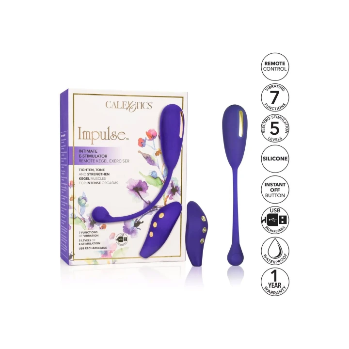 Stymulator E-Stopnia Estim Remote Kegel Exerciser, 7 Funkcji Wibracji, Wodoodporny