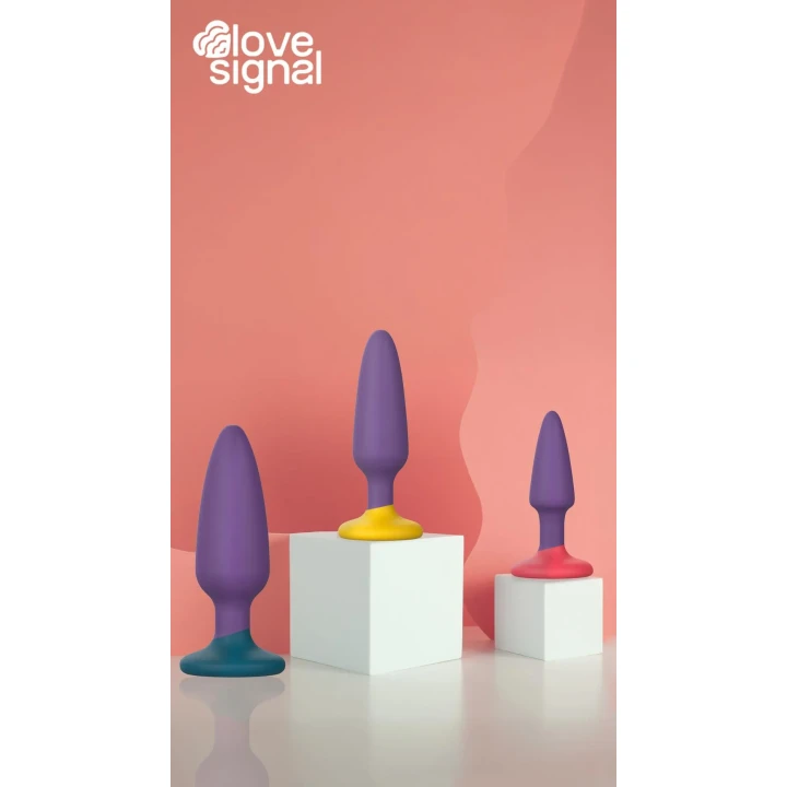 Wibrator treningowy Dreamtoys Love Signal – silikon, 3 rozmiary, wodoodporny IPX8