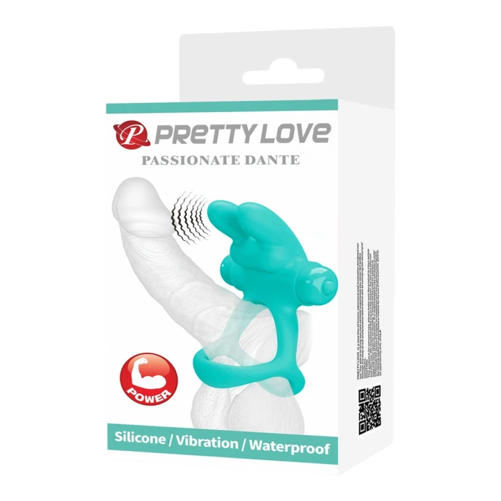 Stymulator prostaty Pretty Love - silikonowy, 10 funkcji wibracji, biodegradowalne opakowanie