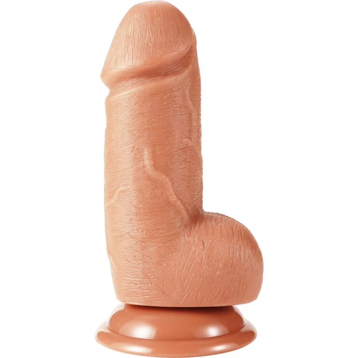 Dildo INFERNO HIDDEN DESIRE, PVC 14 cm, realistyczne detale, przyssawka