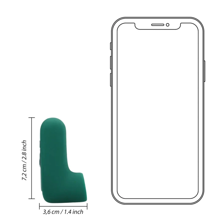 Stymulator łechtaczki LOVE' (S)explore - Wibracja, Silikon, Zielony Kryształ