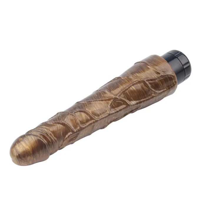 Wibrator - Johnny Boner Gold, PVC, długość 23 cm, średnica 4,8 cm