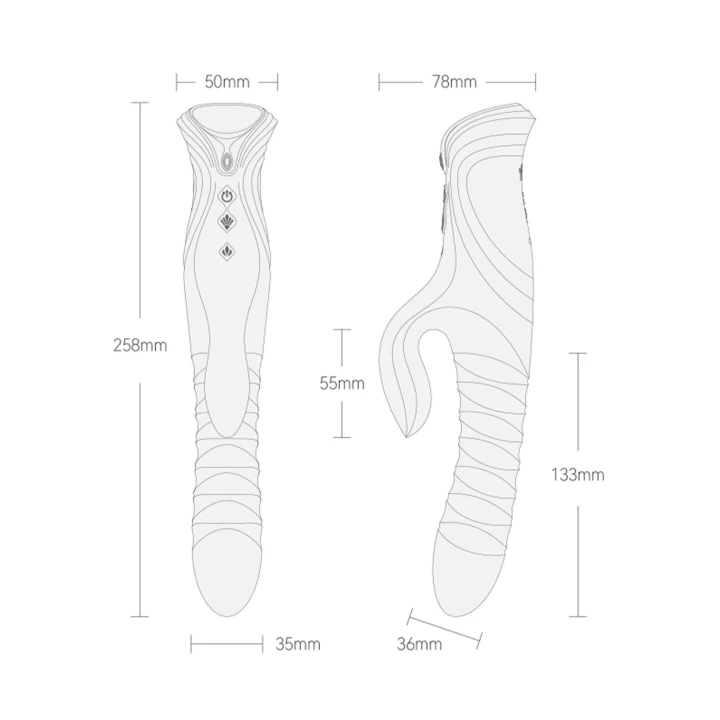 Pióra łaskotkowe EXTREME by HIDDEN DESIRE, 25,8 cm, naturalne pióra, luksusowy komfort