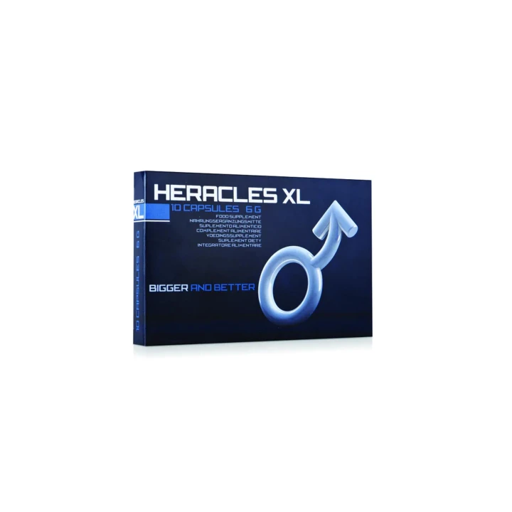 Kapsułki stymulujące Heracles XL - 10 sztuk, 2 cm, wspomagają erekcję i testosteron