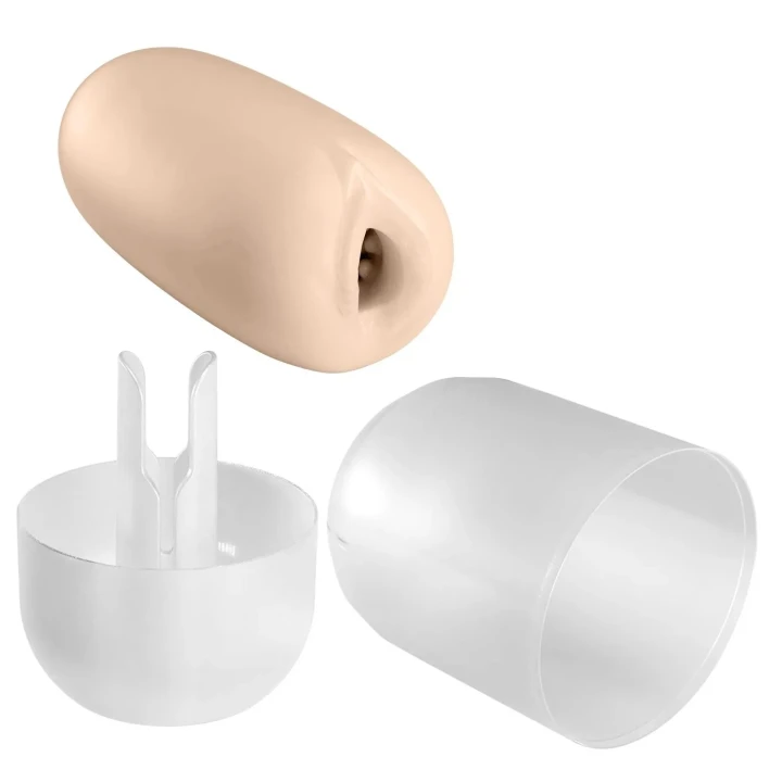 Rękaw masujący TPR ABS PRETTY LOVE - Catherine OLGA z 3 unikalnymi tunelami