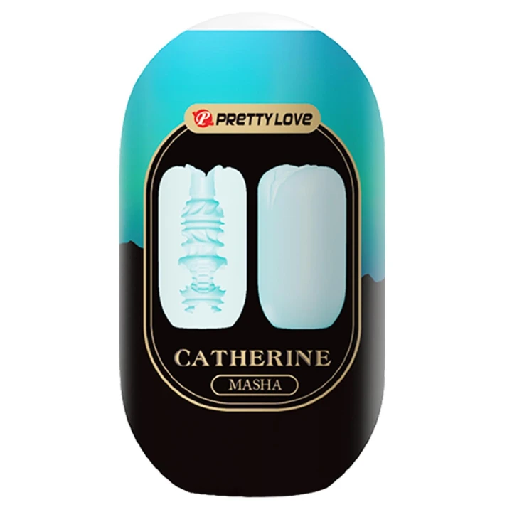 Masturbator TPR - PRETTY LOVE Catherine MASHA, elastyczny, unikalne faktury