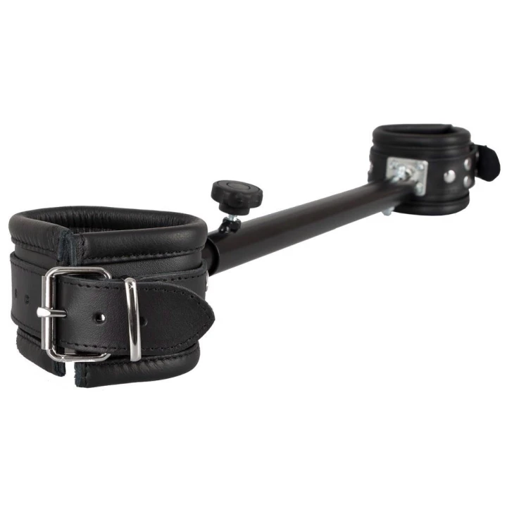 Skórzany rozkładacz ud z regulacją 35-60 cm - Nappa & Dwoina, Metalowy element