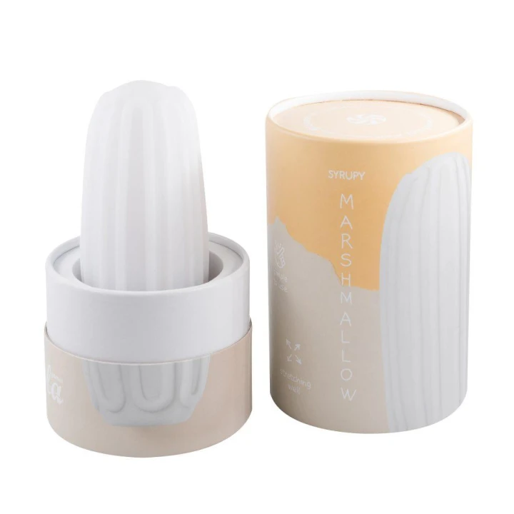 Masturbator TPE Marshmallow Maxi 13,9 cm, dwustronny, wodoodporny