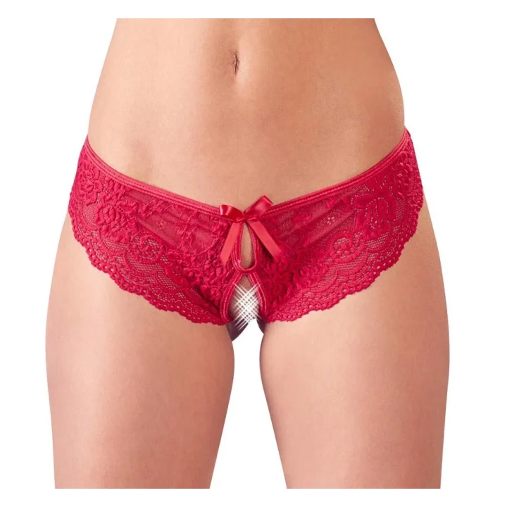 Majtki koronkowe COTTELLI LINGERIE - bez kroków, eleganckie kokardki, wysoka jakość materiału