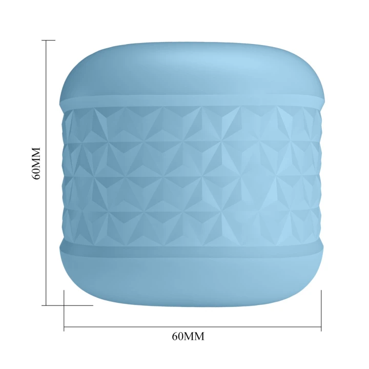 Masturbator dwustronny PRETTY LOVE Cole - elastyczne wypustki, wodoodporny, kompaktowy