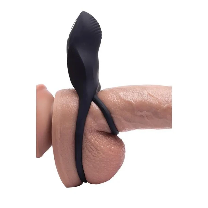 Pierścień wibracyjny Hermes z pilotem bezprzewodowym — silikon, 7 trybów, USB